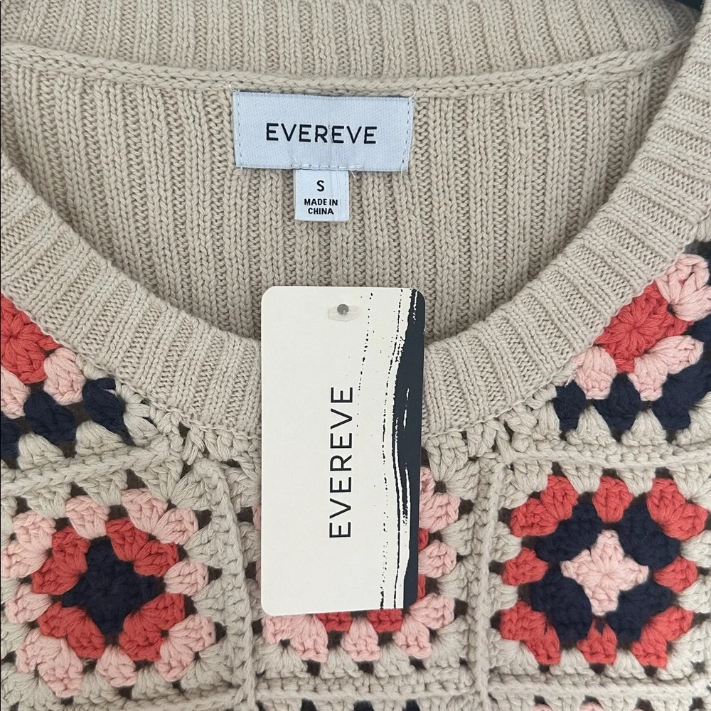 Evereve Tia Crochet Sweater Tank